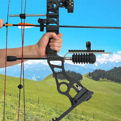 Archery Bow Flashlight Mount Universal Bowfishing Light Mount Stabilizer Holder for Compound Bow Outdoor Hunting Shooting Accessories in Saudi Arabia