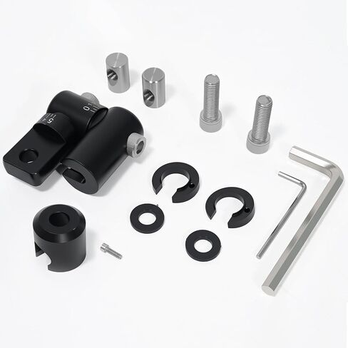 Bow Stabilizer Kit, Adjustable Bow Rod Stabilizer for Compound Bows, Quick Disconnect Single-Sided V-bar Mount, Aluminum Alloy Sidebar Mount Bow Mount in Kuwait