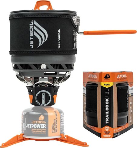 Jetboil TrailCook 1.2L Camping and Backpacking Stove Cooking System with Adjustable Heat Control, New for 2026 in Saudi Arabia