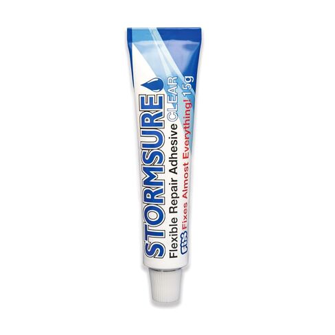 Stormsure Flexible Repair Adhesive (15g) Clear - Heavy Duty Waterproof Adhesive, All-Purpose, Ultra-Durable, High Strength and Temperature Resistant in Saudi Arabia