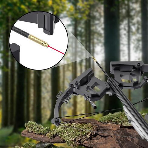 Tipfun Bore Sight with Red Laser Crossbow Archery Bow Arrow | Red Dot Boresighter,Tactical Arrow Thread-On Crossbow,Batteries,Red Laser Bore Sight in Saudi Arabia