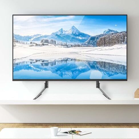 Suptek Universal TV Stand Table Top Replacement TV Legs for 22-65 inches LCD Flat&Curved Screen TV, Max VESA up to 800x400mm Support 110lbs in Saudi Arabia