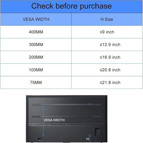 Suptek Universal TV Stand Table Top Replacement TV Legs for 22-65 inches LCD Flat&Curved Screen TV, Max VESA up to 800x400mm Support 110lbs in Saudi Arabia
