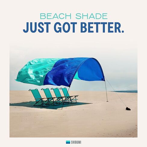 Shibumi Shade Mini (Previous Generation) - World's Best Beach Shade | The Original Wind-Powered Beach Canopy in Saudi Arabia