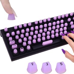 130Pcs Raised Keyboard Stickers for Long Nails with Numbers for Typing | Ergonomics Raised Keyboard, Self-Adhesive Round-Square Keyboard Buttons for Desktop Keyboards, Long Nail Typing for Anti-Miss in Saudi Arabia