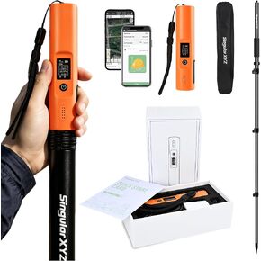 Sfaira One Lite RTK GNSS Receiver with Aluminum GPS Rover Rod Telescopic Survey Pole in Saudi Arabia
