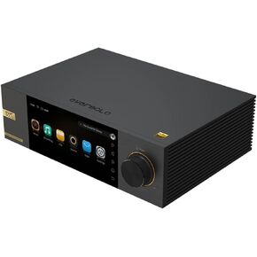 Eversolo Play | Music Streamer with DAC & Amplifier 60W×2ch(8Ω) / 110W×2ch(4Ω) | 5.5" LCD Touchscreen, Support Room Correction & Multi Room System, Stream Qobuz, Tidal&More | Black (CD Edition) in Saudi Arabia