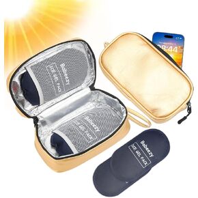 Keep Your Phone Safe from Extreme Heat Car Phone Cooling Bag Grey | Includes 2 Reusable Ice Packs, Fits All Phones, Keep Your Phone From Overheating in Hot Car, iPhone Cooling Case for Car in Saudi Arabia