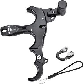 Bow Release Thumb Archery 3/4 Finger Release-Bow Trigger 360° Rotatable Thumb Release for Compound Bow in Saudi Arabia