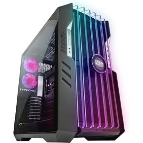 Cooler Master HAF II 500 ATX PC Case, High Airflow Dual 220mm + 180mm Fans | 430mm Graphics Cards Support, 360mm AIO Support, ATX Motherboards, 4 Dual-Slot GPUs, Dedicated GPU Airflow, AI Workstation in Saudi Arabia