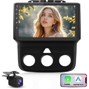 راديو السيارة Junsun لدودج رام 1500 2500 3500 2013-2019 CarPlay | 5G WiFi GPS DSP RDS، ترقية BT 5.0 و9 بوصة HD IPS عرض الرؤية الخلفية AM/FM ستيريو مع دليل الكاميرا AC in Kuwait