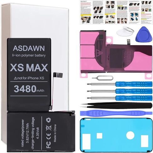 ASDAWN 6500mAh Battery for iPhone 13 (Not for 13 Mini/ 13 Pro/ 13 Pro Max) | Upgraded Higher Capacity for iPhone 13 A2633 A2482 A2631 A2634 A2635 Battery Replacement in Saudi Arabia