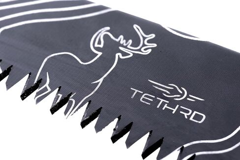 Tethrd SABR Convertible Limb Saw with Pole Saw Conversion - 3 Adjustable Blade Angles - Premium SK5 Steel Folding Hunting Saw for Whitetail Hunters in Saudi Arabia