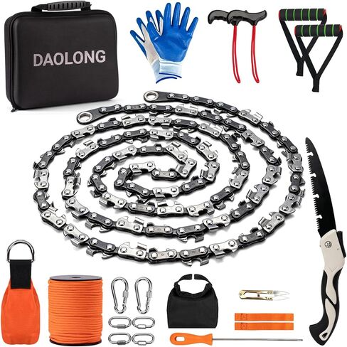 High Limb Rope Saw 55 inch Rope Saw for Tree Saw High Limb and Folding Camping saw, Pocket chainsaw with 11OZ Throw Weight, Hand Saws for Tree Trimming in Saudi Arabia