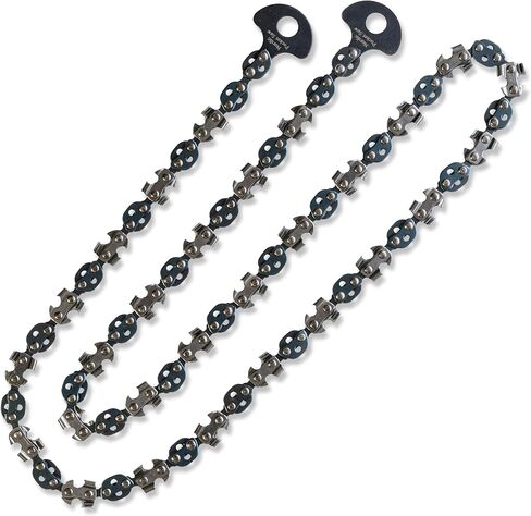 41 Inch High Limb Rope Saw for Trees - Double-Sided Saw Chain with Bi-Directional Teeth - Resharpenable Rope Chainsaw in Saudi Arabia