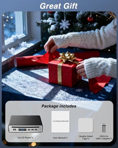 CD Player for Car,MONODEAL External Portable Car CD Player with Bluetooth and USB,Plug & Play,that Plugs into Laptop Desktop TV Computer for Android 4.4 and Above Navigation in Kuwait