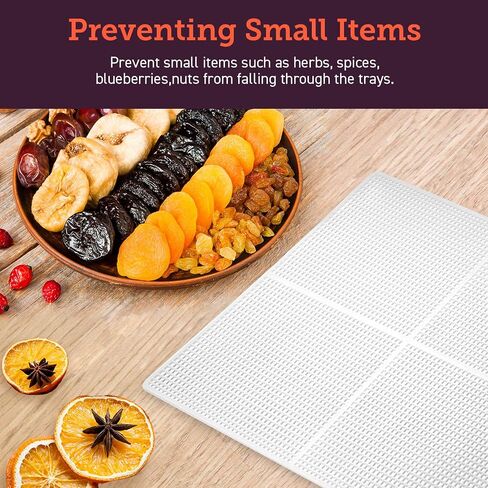 Cosori Food Dehydrator Accessories, Mesh Screen Sheets for 6 Trays CP267-FD | Compatible with Cosori CP267-FD and Other Models, BPA-Free, Hand Wash Only, 2-Pack in Saudi Arabia