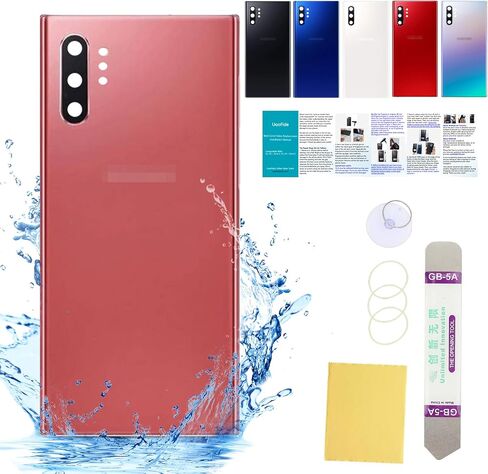 متوافق مع Samsung Galaxy s20+ غطاء خلفي زجاجي بديل 6.7 بوصة Galaxy s20 Plus SM-G985 SM-G986 جميع الحاملات مع دليل التثبيت + مجموعة أدوات الإصلاح (أسود كوني) | شريط مثبت مسبقًا، أدوات إصلاح احترافية، دليل التثبيت in Kuwait