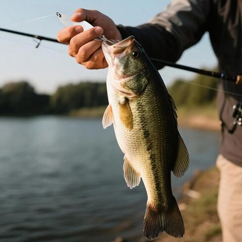 Fishing Lures Spoons, Trout Lures 5pcs/30pcs Hard Metal Spinner Bass Baits 5 Sizes Casting Spoon Hooks for Salmon Bass in 1/5oz 1/4oz 3/8oz 1/2oz 3/4oz in Saudi Arabia