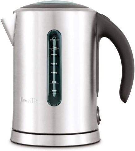 Breville BKE700BSS Soft Top Pure Hot Water Kettle, Brushed Stainless Steel | Quickly heat water for tea, coffee and instant meals with electric kettle featuring a soft-opening lid | 7 cup capacity in Saudi Arabia