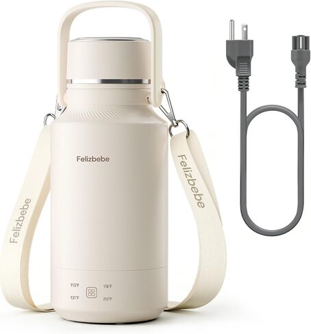 33.8 Oz/1000mL Portable Electric Kettle,304 Stainless Steel Travel Kettle Electric,4 Temp Settings with Holding Heat,600W Fast Boiling Water with Auto Shut-Off and Boil Dry Protection in Saudi Arabia