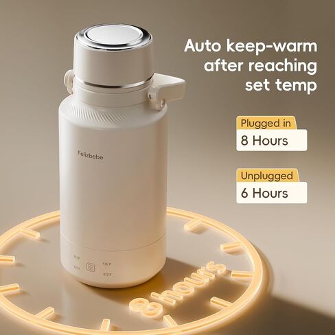 33.8 Oz/1000mL Portable Electric Kettle,304 Stainless Steel Travel Kettle Electric,4 Temp Settings with Holding Heat,600W Fast Boiling Water with Auto Shut-Off and Boil Dry Protection in Saudi Arabia