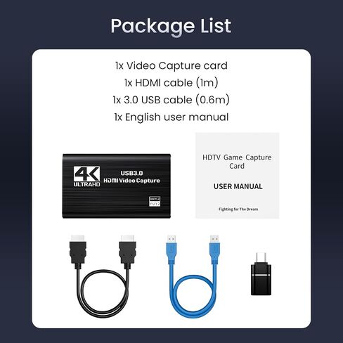 Papeaso USB 3.0 HDMI Capture Card, 2K30 FPS Capture with 4K Pass-Through | 2K30FPS/1080P60 capture & streaming with ultra-low latency 4K pass-through. for PS4/5, Switch 1/2, Xbox, PC, Mac & camera. in Saudi Arabia