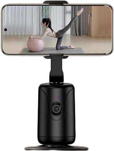 AI Mobile Stabilizer, Auto Face Tracking Tripod, Smart Gesture Live Streaming Mobile Automatic Intelligent Stabilizer, Face Tracking Desktop Phone Holder, Smart Bluetooth Face-Tracking Stand in Saudi Arabia