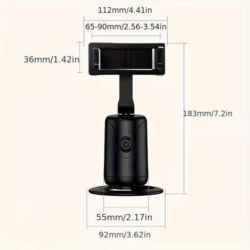 AI Mobile Stabilizer, Auto Face Tracking Tripod, Smart Gesture Live Streaming Mobile Automatic Intelligent Stabilizer, Face Tracking Desktop Phone Holder, Smart Bluetooth Face-Tracking Stand in Saudi Arabia