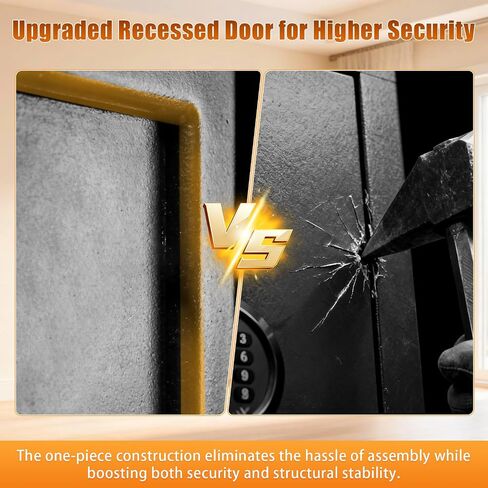 [No Assembly Required] Gun Safe for Rifles and Pistols, with Biometric Quick Access Gun Locker, Shotgun Safe, Large Gun Cabinet and Password Lock, 57" H for Home & Hunting for Enthusiasts in Saudi Arabia