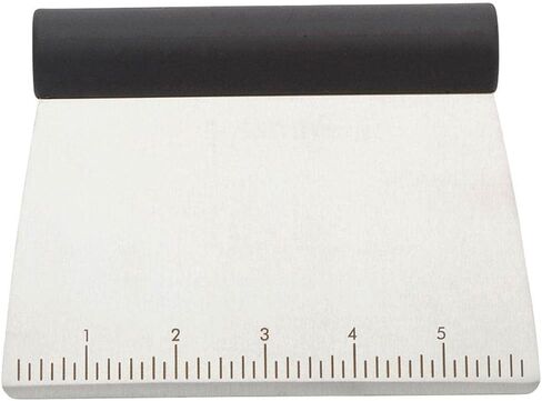 KitchenAid All Purpose Stainless Steel Dough Pastry Scraper/Chopper/Cutter with Measurement Scale, 6-Inch in Kuwait