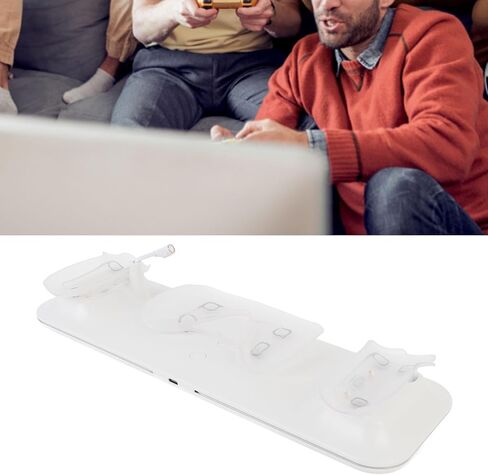 VR Headset and Controller Charging Station, Magnetic USB C Interface, RGB Ambient Light, Long Battery Life, Neat Storage for 3S in Saudi Arabia
