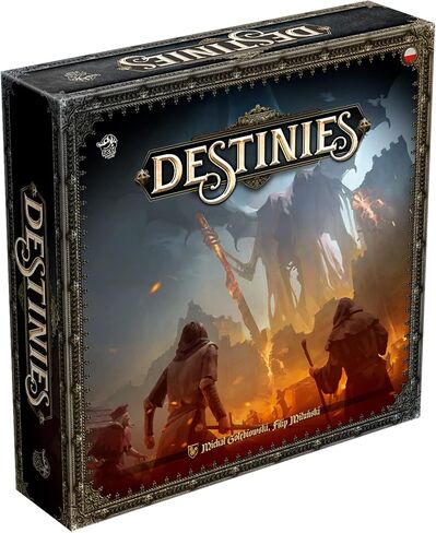 Destinies Board Game - Immersive Storytelling and Adventure for Tabletop Enthusiasts, Ages 14+, 1-3 Players, 120-150 Minute Playtime, Made by Lucky Duck Games in Saudi Arabia
