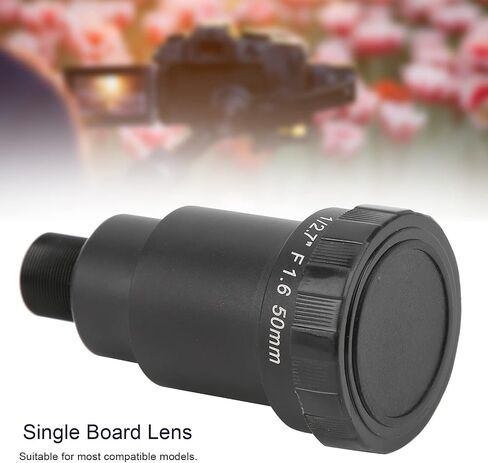 3MP HD Lens, 50mm Optical Focal Length Single Board Lens M12 Security Camera Len, F1.6 Aperture, Wide Angle, for CCTV Security Web Camera in Saudi Arabia