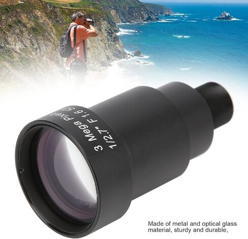 3MP HD Lens, 50mm Optical Focal Length Single Board Lens M12 Security Camera Len, F1.6 Aperture, Wide Angle, for CCTV Security Web Camera in Saudi Arabia