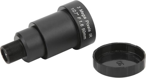 3MP HD Lens, 50mm Optical Focal Length Single Board Lens M12 Security Camera Len, F1.6 Aperture, Wide Angle, for CCTV Security Web Camera in Saudi Arabia