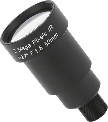 3MP HD Lens, 50mm Optical Focal Length Single Board Lens M12 Security Camera Len, F1.6 Aperture, Wide Angle, for CCTV Security Web Camera in Saudi Arabia