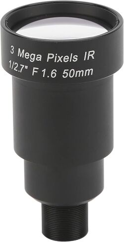 3MP HD Lens, 50mm Optical Focal Length Single Board Lens M12 Security Camera Len, F1.6 Aperture, Wide Angle, for CCTV Security Web Camera in Saudi Arabia