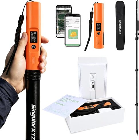Sfaira One Lite RTK GNSS Receiver with Aluminum GPS Rover Rod Telescopic Survey Pole in Saudi Arabia