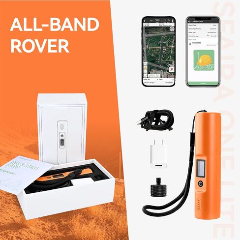 Sfaira One Lite RTK GNSS Receiver with Aluminum GPS Rover Rod Telescopic Survey Pole in Saudi Arabia
