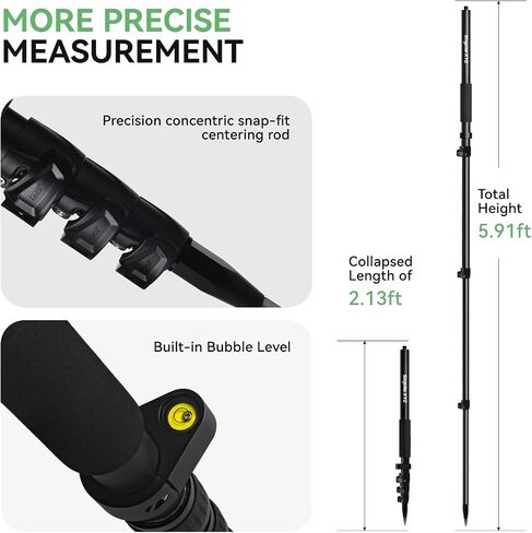 Sfaira One Lite RTK GNSS Receiver with Aluminum GPS Rover Rod Telescopic Survey Pole in Saudi Arabia