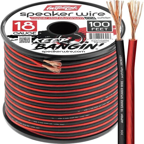 Install Link 18 AWG Gauge Speaker Wire (250 Feet) Car or Home Theater (CCA) in Kuwait