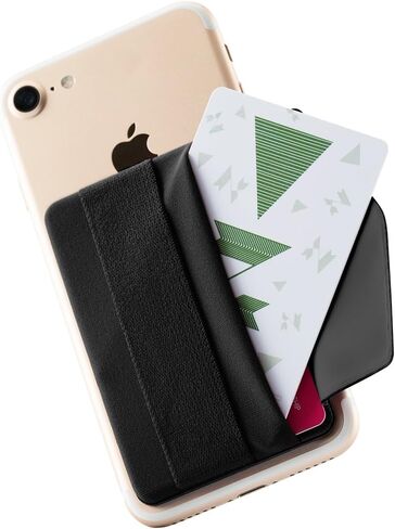Sinjimoru Phone Grip Card Holder with Flap, Adhesive Card Holder, Finger Strap for Phone, Sinji Pouch B-Flap in Kuwait