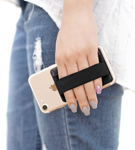 Sinjimoru Phone Grip Card Holder with Flap, Adhesive Card Holder, Finger Strap for Phone, Sinji Pouch B-Flap in Kuwait