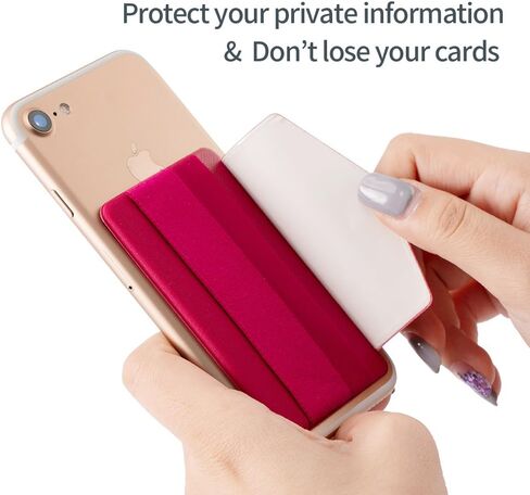 Sinjimoru Phone Grip Card Holder with Flap, Adhesive Card Holder, Finger Strap for Phone, Sinji Pouch B-Flap in Kuwait