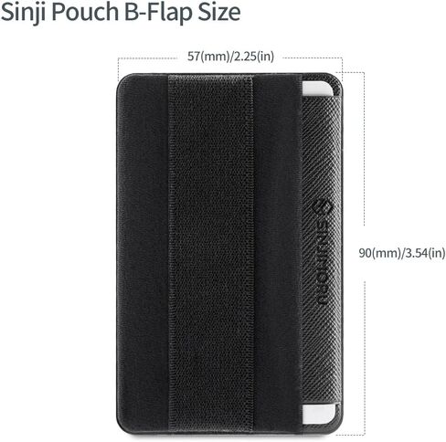 Sinjimoru Phone Grip Card Holder with Flap, Adhesive Card Holder, Finger Strap for Phone, Sinji Pouch B-Flap in Kuwait