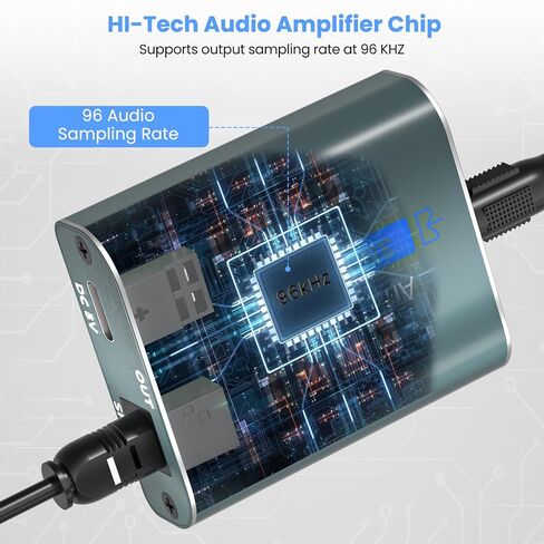 Analog to Digital Audio Converter 6.5ft Long RCA to Optical Audio Adapter | 3.5mm Jack In Optical Signal Out with 3.5mm to RCA and Optical Cable for TV Amplifier Speaker/Soundbar/Home Theater(Only PCM) in Saudi Arabia
