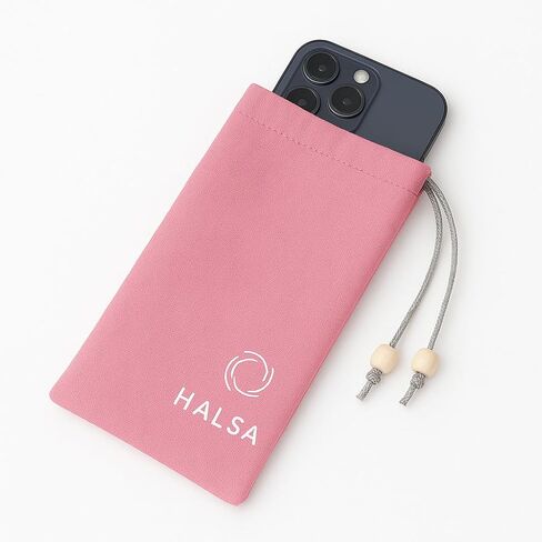 Halsa EMF Shield Sleeve for Cell Phone - Signal Blocking Anti-EMP Pouch - Smartphone Protection Case Against Radiation, EMF, 5G, RFID - Grey - 4x8 Inch Fits Most Phones in Kuwait
