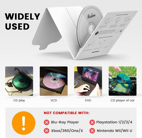 Laser Lens Disc Cleaner kit for CD & DVD Player Without Scratching The Optics - Included Microfiber Cloth, Cleaning Disc and Cleaning Solution (1 Bottles of Cleaning Fluid) in Saudi Arabia