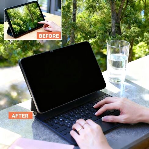 Magnetic Privacy Screen Protector for iPad Air 13 Inch 2024/2025 | Removable & Reusable Anti Glare Anti Blue Light Spy Filter, Anti Scratch Screen Protector in Saudi Arabia